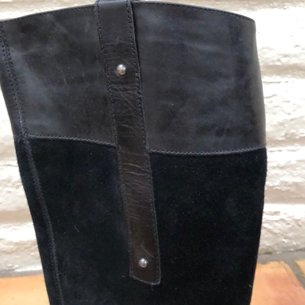 Etienne Aigner Viola Derby  Boots - Black Size 7
